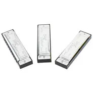 Fender Blues Deluxe Harmonicas - 3 Pack with Case