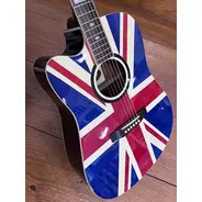 SECONDHAND Indie UJ-20 CE Left Handed Electro Acoustic - Union Jack