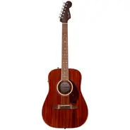 Fender California Deluxe Redondo Jr. E Mahogany Electro Acoustic Guitar - Natural