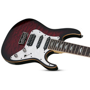 Schecter Banshee 7 Extreme 7 String Guitar - Black Cherry Burst