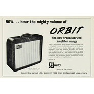 SECONDHAND Burns of London Orbit Three Vintage Early '60s 3x10" Amp
