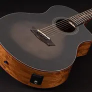 Washburn Bella Tono Vite S9V Studio Cutaway Electro Acoustic Guitar - Gloss Charcoal Burst