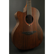 Lag Sauvage Auditorium Left-Handed Cutaway Acoustic-Electric inc Gig Bag