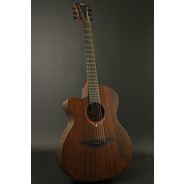 Lag Sauvage Auditorium Left-Handed Cutaway Acoustic-Electric inc Gig Bag