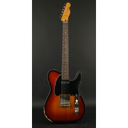 Fender Jason Isbell Custom Telecaster - 3-Colour Chocolate Burst / Road Worn