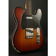 Fender Jason Isbell Custom Telecaster - 3-Colour Chocolate Burst / Road Worn