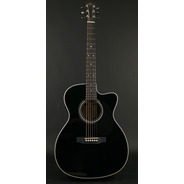 Sigma 000MC-1E-BK Electro Acoustic Guitar - Black