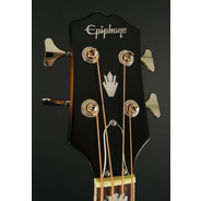 Epiphone El Capitan J-200 Studio Electro Acoustic Bass - Aged Vintage Sunburst