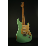 SECONDHAND Fender Vintera Roadworn '50s Strat - Surf Green