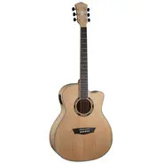 Washburn Apprentice AG40CE Grand Auditorium Cutaway Electro Acoustic Guitar - Natural
