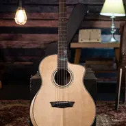 Washburn Bella Tono Allure SC56S Studio Cutaway Electro Acoustic Guitar - Natural