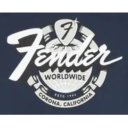 Fender World Wide Tee, Vintage Navy 