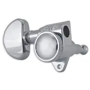 Grover Roto-Grip Locking Rotomatics Machine Heads Set 3+3 Chrome
