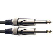 Stagg S-Series Deluxe Instrument Cable J-J Black - 3 Metre