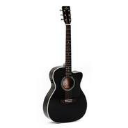 Sigma 000MC-1E-BK Electro Acoustic Guitar - Black