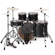 Natal Arcadia American Fusion Acoustic Drum Kit - Black Sparkle