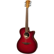 Lag SPECIAL EDITION - GLATBLUEDCE Auditorium Cutaway Electro - Red