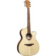 LAG T70ACE-NAT Tramontane Auditorium Cutaway Electro-Acoustic Guitar