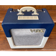 SECONDHAND Vox AC4TV Two-Tone Blue and White 4-watt Valve Amp