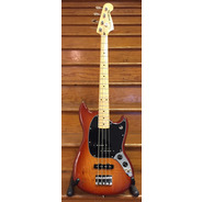 SECONDHAND Fender Mustang Bass - Sienna Sunburst, MN, with Electric Guitar Case