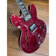 SECONDHAND Epiphone Riviera 1997, Cherry inc. Hardcase