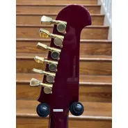 SECONDHAND Tokai FB90 Firebird, 2015, Metallic Red, Gold Hardware, Vibrola