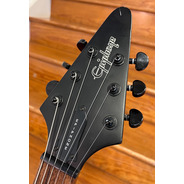 SECONDHAND Epiphone Goth '58 Flying V Pitch Black 2002