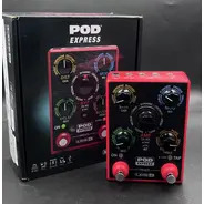 SECONDHAND Line 6 Pod Express Guitar Effects Processor - Black and Red