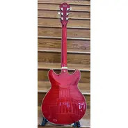 SECONDHAND Ibanez AS93FM - Transparent Cherry inc. Ibanez Hard Case