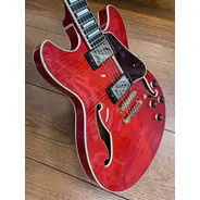 SECONDHAND Ibanez AS93FM - Transparent Cherry inc. Ibanez Hard Case