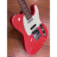 SECONDHAND Fender Deluxe Nashville Telecaster - Fiesta Red