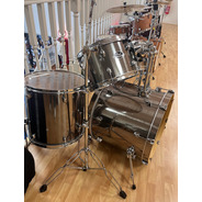 SECONDHAND Pearl Export Drum Kit (American Fusion)  -Smokey Chrome inc bags and HW