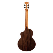Kala Contour Deluxe All Solid Gloss Spruce Rosewood Baritone Ukulele w/ Cutaway and Bag