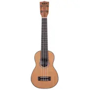 Kala KASCACSLNG Solid Cedar Top Gloss Acacia Long Neck Soprano Ukulele