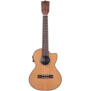 Kala KASCACTCE Solid Cedar Top Gloss Acacia Tenor Ukulele with Cutaway & EQ