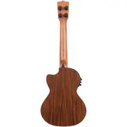 Kala KASCACTCE Solid Cedar Top Gloss Acacia Tenor Ukulele with Cutaway & EQ