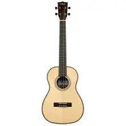 Kala KASSEBYB Solid Spruce Striped Ebony Baritone Ukulele