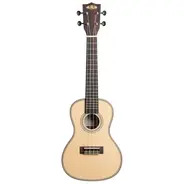 Kala KASSEBYC Solid Spruce Striped Ebony Concert Ukulele