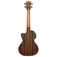 Kala KASSEBYTCE Solid Spruce Striped Ebony Tenor Ukulele w/ Cutaway & EQ