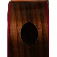 Kala Contour Deluxe All Solid Gloss Spruce Rosewood Baritone Ukulele w/ Cutaway and Bag