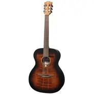 LAG Tramontane TN70A Black & Brown Nylon Auditorium - Sunburst