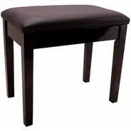 Montford MFPB01BK Piano Bench with Storage - Black