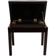 Montford MFPB01BK Piano Bench with Storage - Black