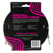 Ernie Ball 18' Braided Strt/strt Cable