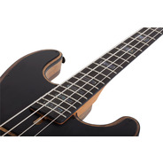 Schecter Model-T 4 Exotic Bass - Black Limba