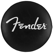 Fender Barstool 24" With Pick Holder - Black with Spaghetti Logo
