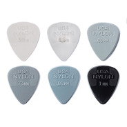 Jim Dunlop Variety 12 Pack of Guitar Picks - Nylon