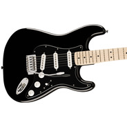 Squier FSR Sonic Stratocaster - Black / Black Pickguard