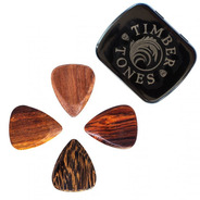Timber Tones 4 Pack Pick Tin for Acoustic Guitar