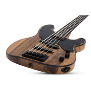 Schecter Model-T 5 String Exotic Bass-  Black Limba